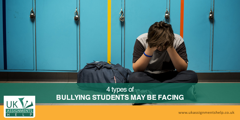 4 types of bullying students may be facing