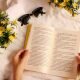 reading a book